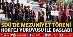 MEZUNİYET TÖRENİ KORTEJ YÜRÜYÜŞÜ İLE BAŞLADI