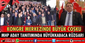 MHP ADAY TANITIMINDA BÜYÜKKABACA RÜZGARI 