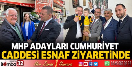 MHP Adayları Cumhuriyet Caddesi'nde 