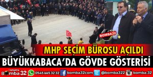 MHP BÜYÜKKABACA'DA GÖVDE GÖSTERİSİ YAPTI