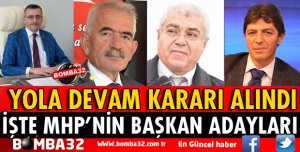 MHP GENEL MERKEZİ MEVCUT BAŞKANLARLA DEVAM KARARI ALDI