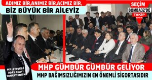 MHP GÜMBÜR GÜMBÜR GELİYOR