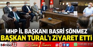 MHP İl Başkanı Sönmez, Başkan Tural'ı ziyaret etti