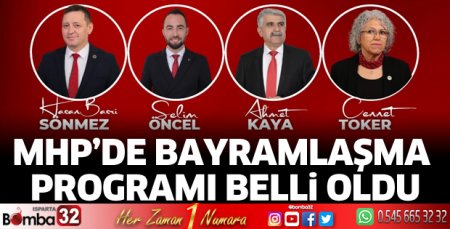 MHP ilk gün bayramlaşacak