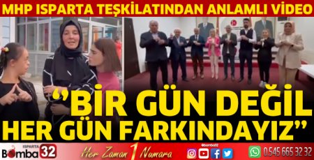 MHP Isparta Teşkilatından anlamlı video