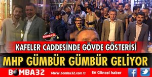 MHP KAFELER CADDESİNİ GEZDİ