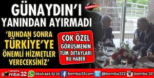 MHP LİDERİ BAHÇELİ İLE GÜNAYDIN BİR ARAYA GELDİ