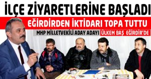 MHP Milletvekili Aday Adayı Eğirdir’de