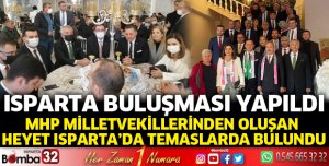 MHP Milletvekilleri heyeti Isparta'da