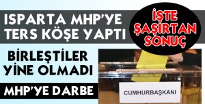 MHP ŞOK YAŞADI