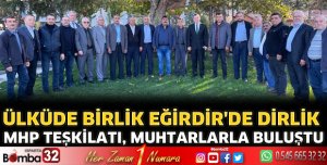 MHP Teşkilatı, köy muhtarları ile buluştu