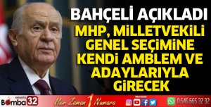 MHP, tüm seçim çevrelerinde üç hilal amblemiyle mücadelesini yapacak
