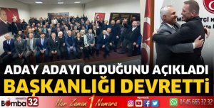 MHP’de devir teslim yapıldı