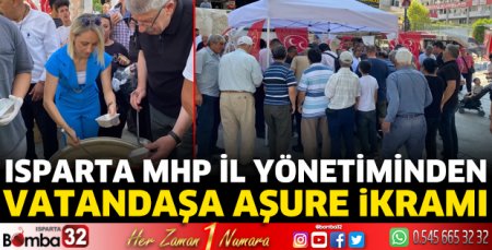 MHP’den aşure ikramı