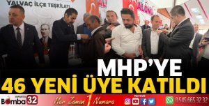 MHP’ye 46 yeni üye katılımı