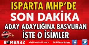 MHP'DE ADAY ADAYLIĞINA BAŞVURAN İSİMLER 
