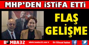 MHP'DE BİR  İSTİFA DAHA