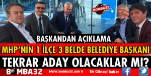 MHP'DE MEVCUT 4 BAŞKAN TEKRAR ADAY OLACAK MI?