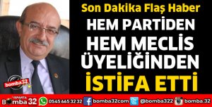MHP'DE ŞOK İSTİFA 