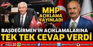 MHP'DEN BAŞKAN BAŞDEĞİRMEN'E CEVAP