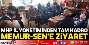 MHP'den Memur-Sen'e ziyaret