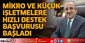 MİKRO VE KÜÇÜK İŞLETMELERE HIZLI DESTEK BAŞVURUSU BAŞLADI