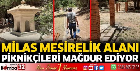 Milas Mesirelik Alanı bakımsızlıktan yıkılıyor