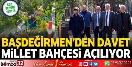 Millet Bahçesi açılıyor