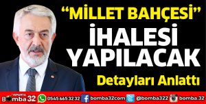 Millet Bahçesi ihaleye çıkıyor