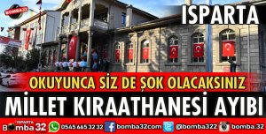 MİLLET KIRAATHANESİ AYIBI