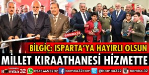MİLLET KIRAATHANESİ HİZMETTE