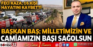Milletimizin ve camiamızın başı sağolsun 