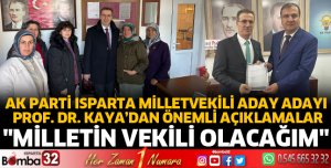 Milletin vekili olacağım