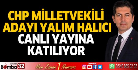 Milletvekili Adayı Halıcı, canlı yayına katılacak