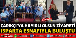 MİLLETVEKİLİ AYLİN CESUR ISPARTA'DA ZİYARETLER YAPTI