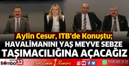 Milletvekili Aylin Cesur ITB'de