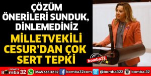 MİLLETVEKİLİ AYLİN CESUR'DAN ÇOK SERT TEPKİ