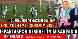 MİLLETVEKİLİ AYLİN CESUR'DAN ISPARTA DAVRAZSPOR'A TAM DESTEK