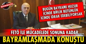 MİLLETVEKİLİ BİLGİÇ BAYRAMLAŞMA TÖRENİNDE KONUŞTU