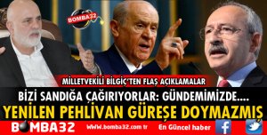 MİLLETVEKİLİ BİLGİÇ CHP GENEL BAŞKANI KILIÇDAROĞLU'NA SERT ÇIKTI