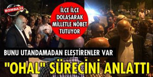 MİLLETVEKİLİ BİLGİÇ DEMOKRASİ NÖBETLERİNE KATILDI