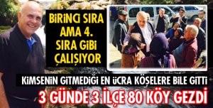 MİLLETVEKİLİ BİLGİÇ GECE GÜNDÜZ ÇALIŞIYOR