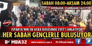 MİLLETVEKİLİ BİLGİÇ GENÇLERE EVET'İ ANLATIYOR
