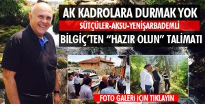 MİLLETVEKİLİ BİLGİÇ İLÇELERİ GEZİYOR!