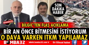 MİLLETVEKİLİ BİLGİÇ ITKM İLE İLGİLİ KONUŞTU