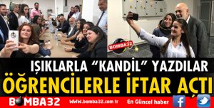 MİLLETVEKİLİ BİLGİÇ KYK YURDUNDA İFTAR AÇTI