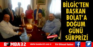 MİLLETVEKİLİ BİLGİÇ'TEN BAŞKAN BOLAT'A SÜRPRİZ