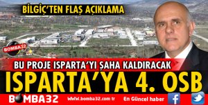 MİLLETVEKİLİ BİLGİÇ'TEN OSB MÜJDESİ