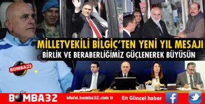 MİLLETVEKİLİ BİLGİÇ'TEN YENİ YIL MESAJI