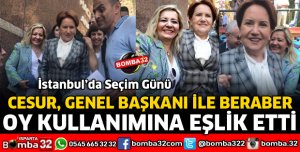 MİLLETVEKİLİ CESUR GENEL BAŞKANINA EŞLİK ETTİ